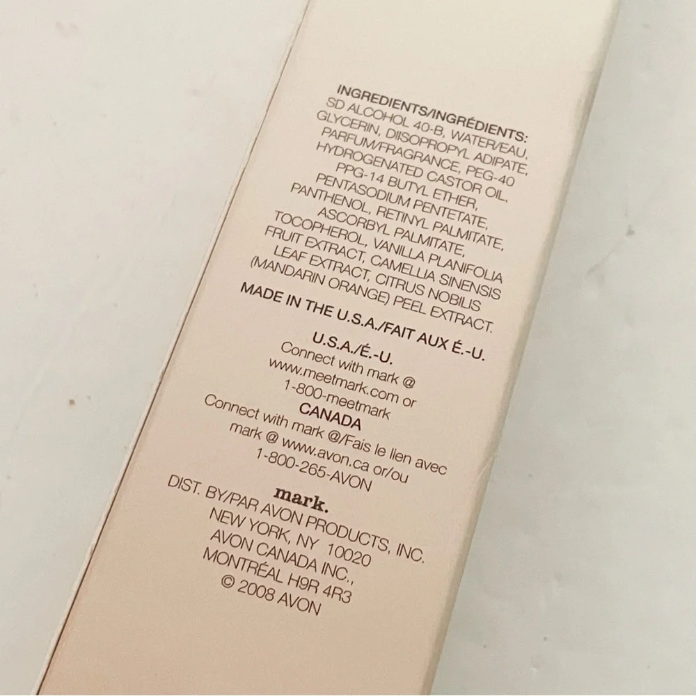 Mark. Avon Self Sanctuary White Tea Vanilla Scent Mist 1.7oz NEW Body‎
